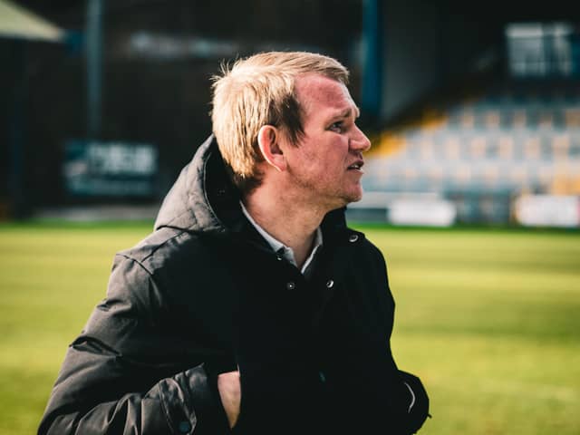 FC Halifax Town v Solihull Moors, The Shay, Saturday, March 13, 2021. Photo: TS Media. Pete Wild