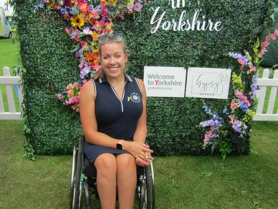 Halifax's Hannah Cockroft who is an ambassador for Welcome to Yorkshire
