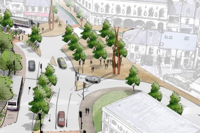 Artist impression of Brighouse road improvements