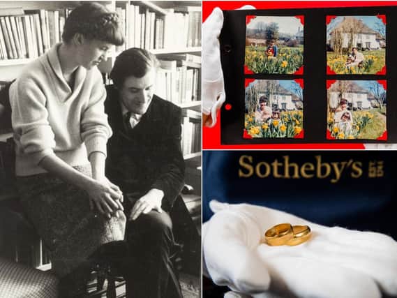 Pictures supplied by Sotheby's showing some of the items that will be going under the hammer at their auction