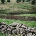 Attenuation basin in Calderdale created using funding from a previous round of landowner grants.