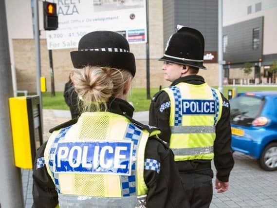 Police in Halifax town centre