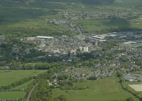 Aerial view of Brighouse