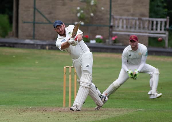 Actions from Triangle v Illingworth, at Triangle Cricket Club. Pictured is Jack Gledhill