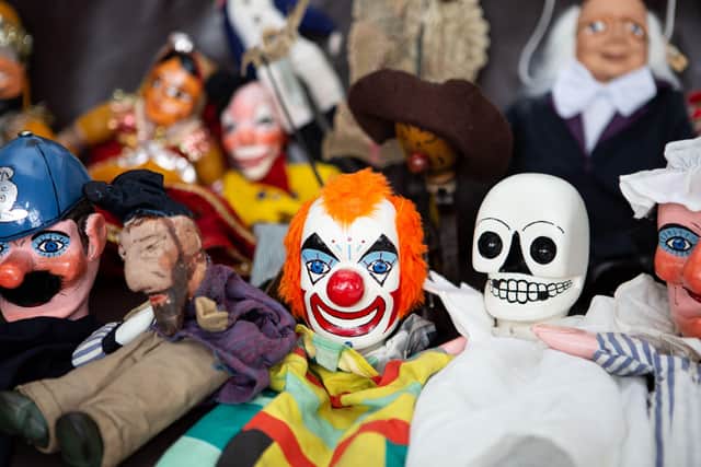 Rare puppet collection going up for auction at Halifax Mill Auctioneers