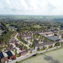 Hipperholme's proposed Crosslee Park development (artist's impression shown) could provide £10.7m of economic value each year