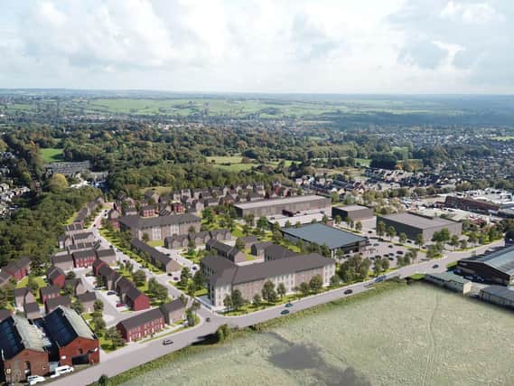 Hipperholme's proposed Crosslee Park development (artist's impression shown) could provide £10.7m of economic value each year
