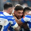 Halifax Panthers' James Woodburn-Hall made a try and scored the final try of four in Sunday's Betfred Championship defeat to Featherstone Rovers. Picture: Jonathan Gawthorpe/JPIMedia.
