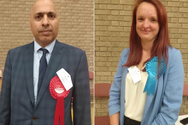 Shazad Fazal successfully defended Park ward for Labour and Felicity Issott, who won Ryburn ward for the Conservatives