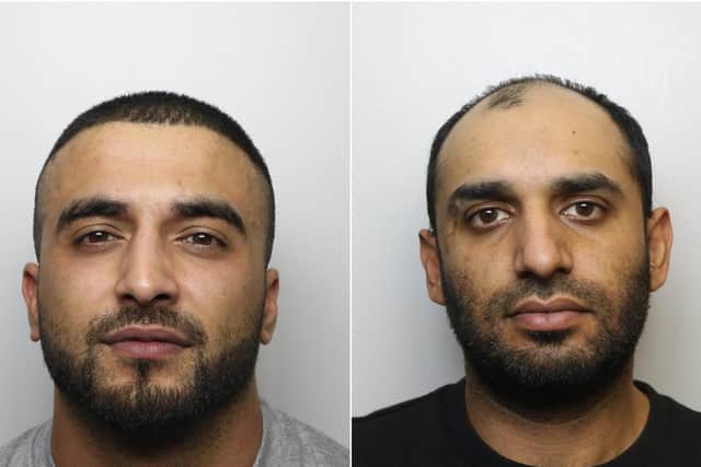Mohammed Din, 28 (left), and 36-year-old Antzar Ali