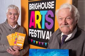 Steven Lord and John Buxton, organisers of the Brighouse Arts Festival