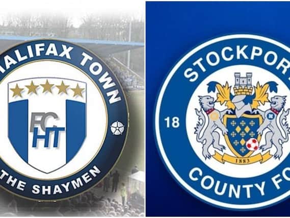 FC Halifax Town v Stockport County