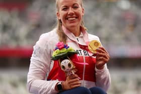 Hannah at the Paralympic Games in Tokyo this year (Getty Images)
