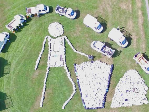 The image created by Calderdale Council's teams on Savile Park Moor