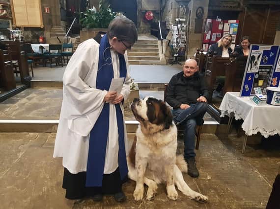 RSPCA and Halifax Minster working together to provide an Animal Blessing Service for World Animal Day