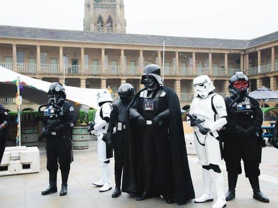Darth Vader and the stormtroopers in the Piece Hall. Photo by Ellis Robinson