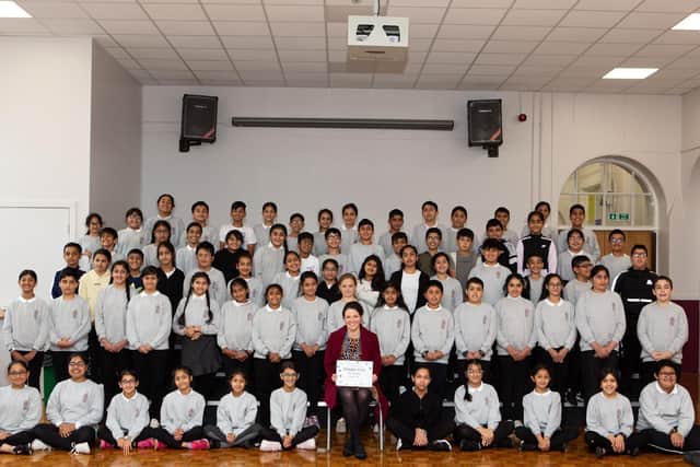 Children at Warley Road Academy have been fundraising for St Augustine's Centre