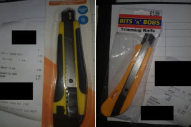 The knives were sold to underage shoppers in Calderdale