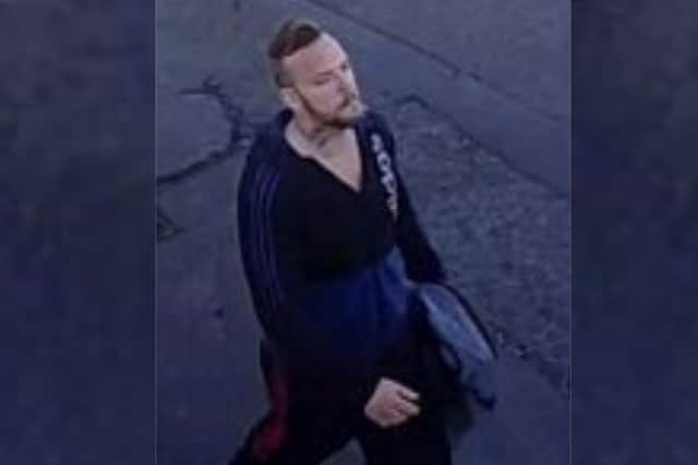 CCTV image of the burglary suspect