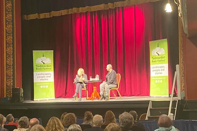 Author Joanne Harris in conversation with Yvette Huddleston at Todmorden Hippodrome Theatre