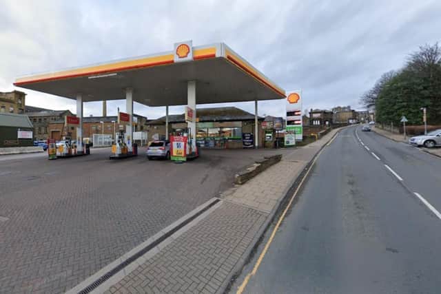 The attack happened close to the Shell Garage in Boothtown Road (Google street view)
