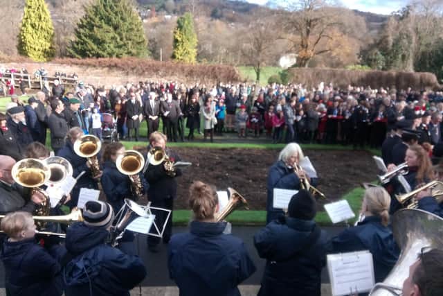 Todmorden Remembrance Service in 2019