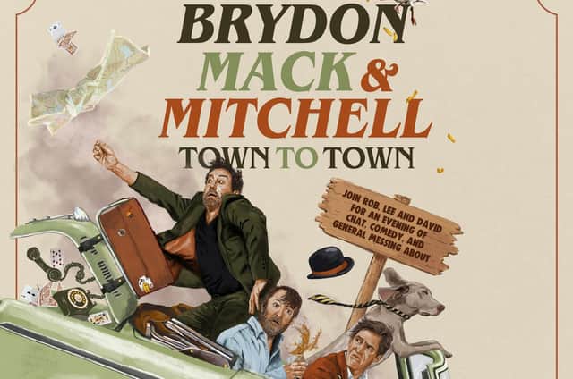 Critically acclaimed trio, Rob Brydon, Lee Mack & David Mitchell will tour the UK for the first time since 2019.
