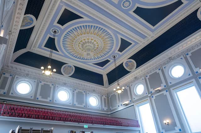 Refurbished ballroom features. Picture: Calderdale Council