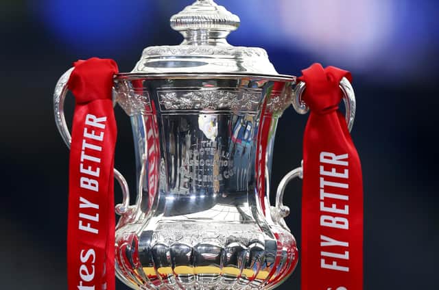 The FA Cup. Getty Images