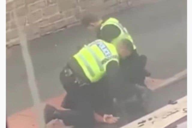 A complaint was made after police constable Graham Kanes restrained and arrested a man in Halifax in August 2020