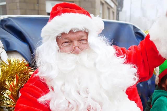 Santa at Ryecorn Wholefoods,  Brighouse. Picture: Steven Lord