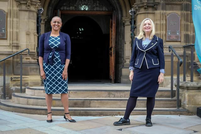 The West Yorkshire Deputy Mayor for Policing and Crime, Alison Lowe, and the  Mayor of West Yorkshire, Tracy Brabin,