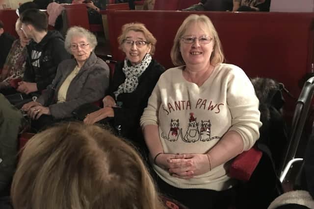 Fun at the pantomime for Age UK clients