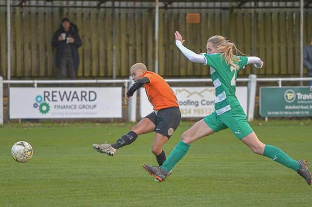 Youngsters will hope to follow in the footsteps of Brighouse Town Women star Cara Fields. Picture: Ray Spencer