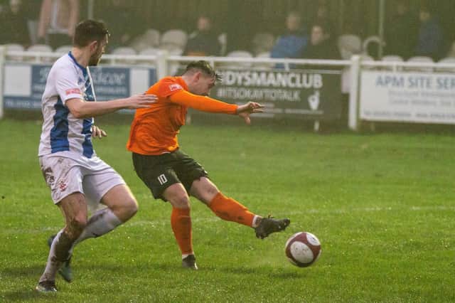 Action from Brighouse Town v Liversedge