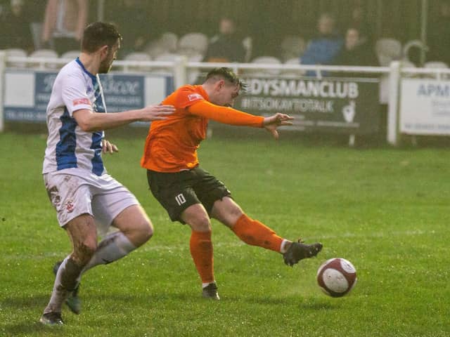 Action from Brighouse Town v Liversedge