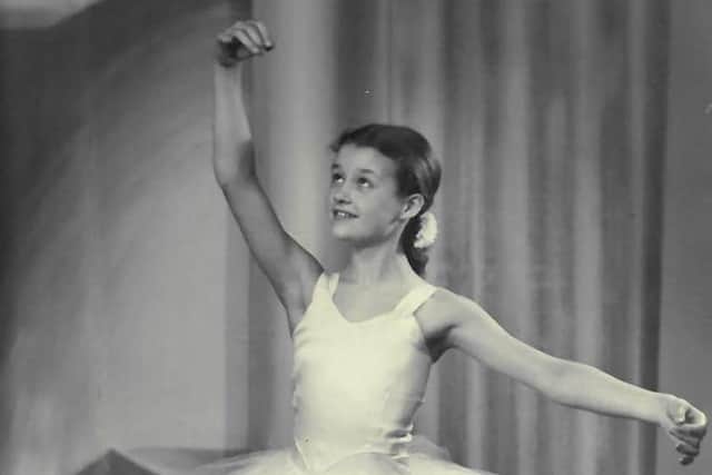 Barbara dancing as a child