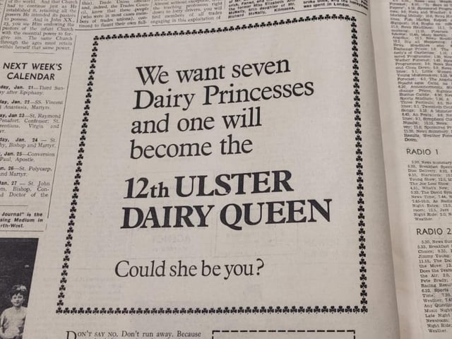 We want seven Dairy Princesses and one will become the 12th Ulster Dairy Queen. Could She be you?