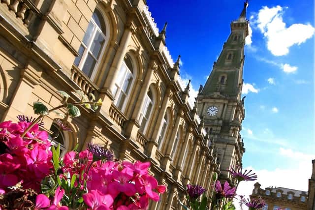 Halifax Town Hall, home of Calderdale Council