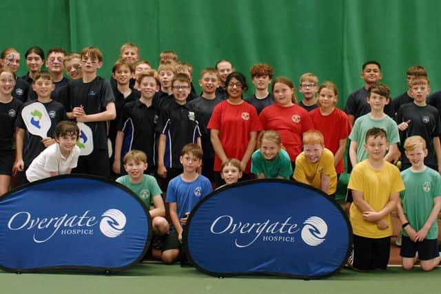 Sixty students from four Together Learning Trust schools kept the games going without a break for more than six hours on Tuesday, taking on a Nonstop Pickleball Challenge to raise money for Overgate Hospice.