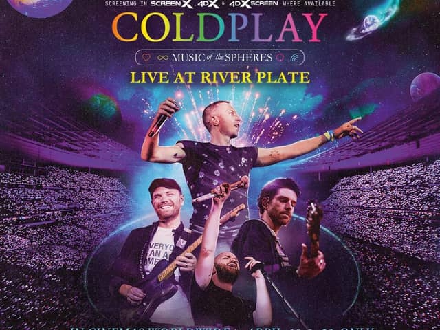 Cinema tickets are now on sale for Coldplay - Music Of The Spheres: Live At River Plate