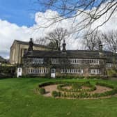 The distinctive stone property in Warley, Halifax, is Grade ll listed.