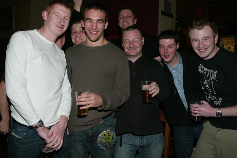 A night out back in 2004 in Halifax town centre