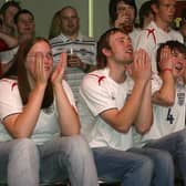 Fans watch an England World Cup match at Baracuda.