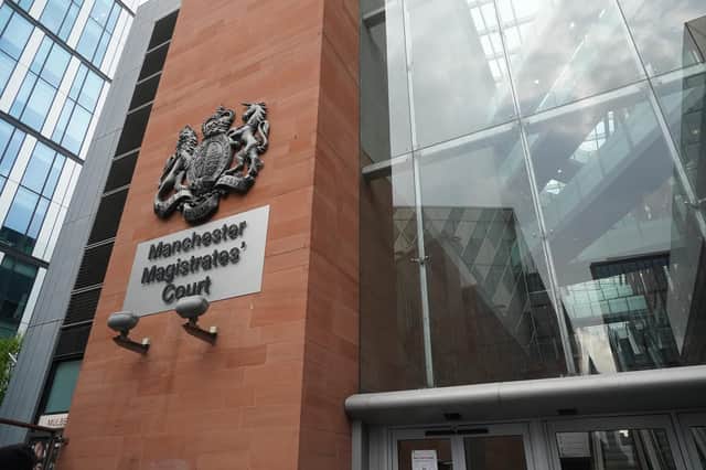Manchester Magistrates' Court.  (Photo by Christopher Furlong/Getty Images)