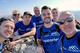 Volunteers taking on the Yorkshire Three Peaks for Calderdale SmartMove
