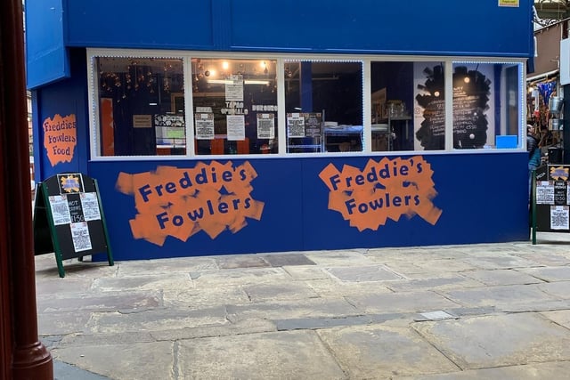Freddie's Fowlers is in Halifax Borough Market