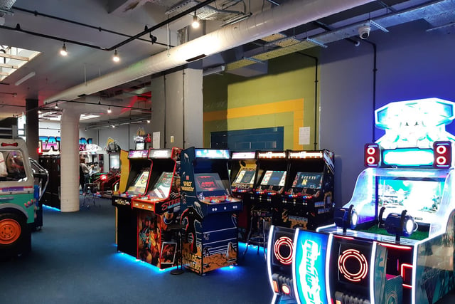 The new games arcade in Halifax town centre