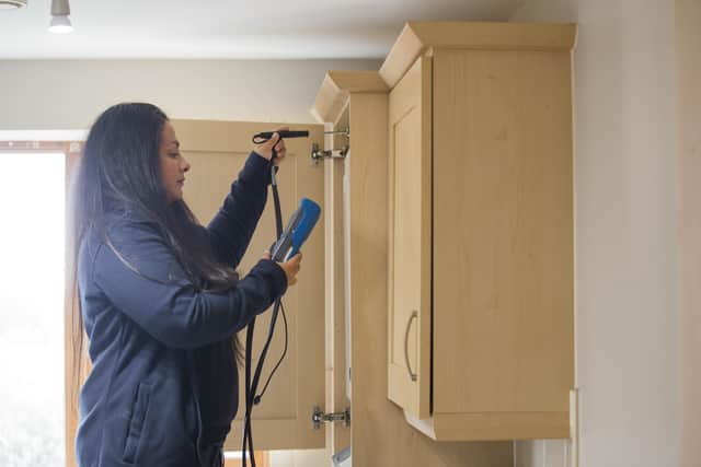 As a gas engineer, Sonia works around countless Together Housing properties around the Yorkshire and Humber area, carrying out annual gas safety checks and repairs. Picture: Jim Fitton