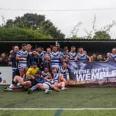 Dave Grayson has admitted he was overcome with emotion when the final whistle blew at Rosslyn Park as Fax secured an 1895 Cup final date with Batley Bulldogs on Saturday, August 12. (Photo by Simon Hall)